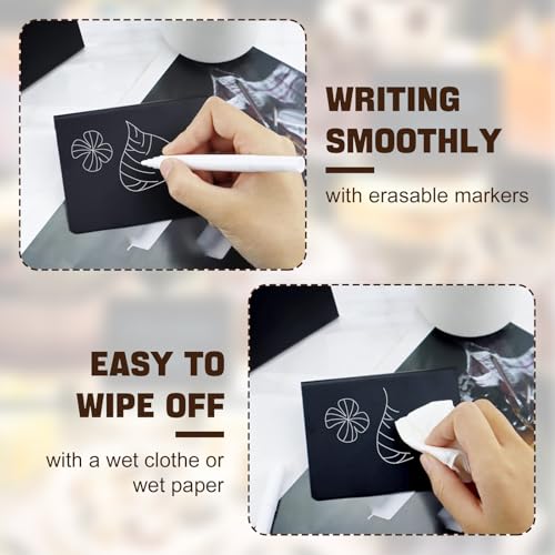 Kezidhp 30 Stück Buffet Schilder, Preisschilder Aufsteller mit 6 Farben Flüssigkreidemarker, Kleine Tafeln zum Beschriften, Reserviert Schilder Gastronomie, Für Gastronomie Buffet Café Hochzeit Party