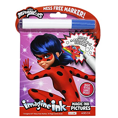 Bendon Miraculous Imagine Ink Magic Ink Playbook with Mess Free Marker