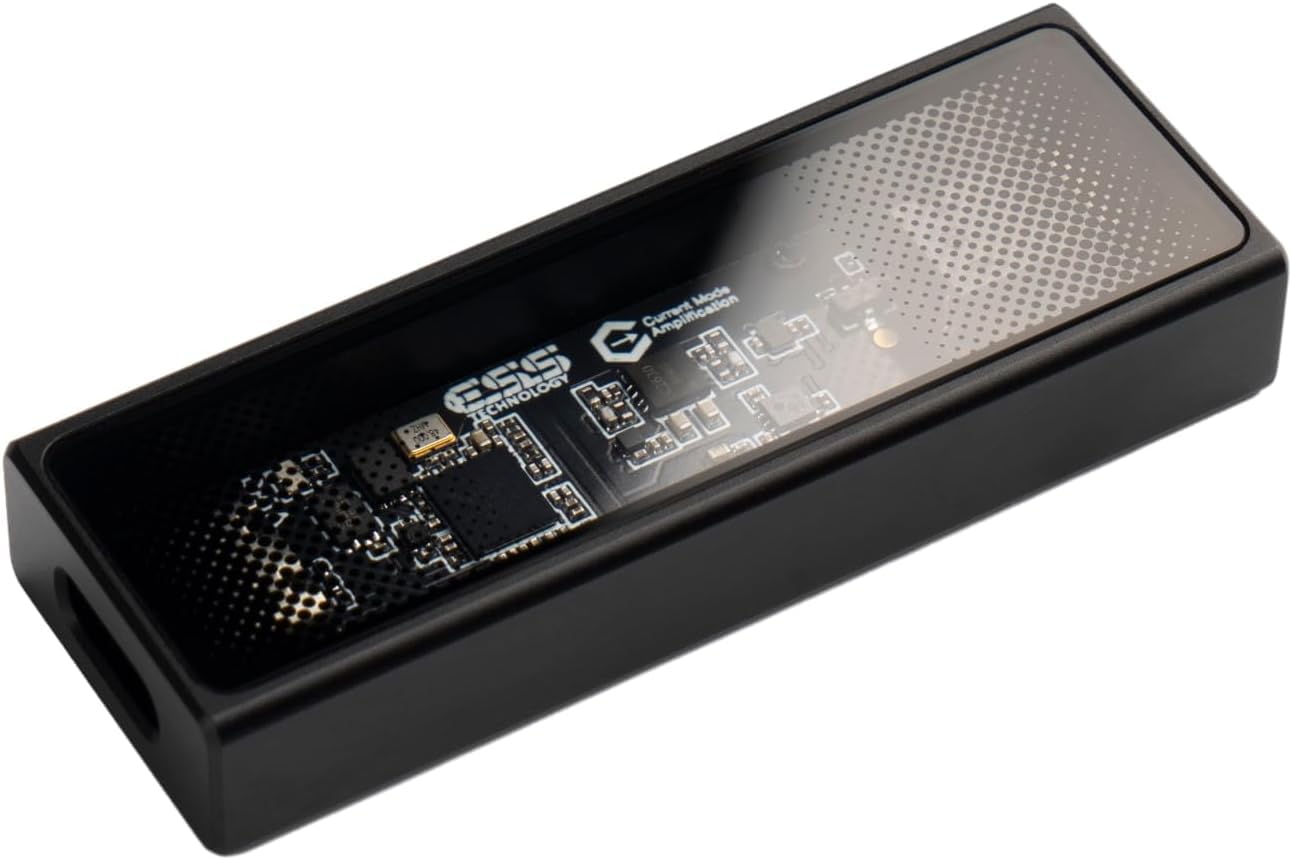 Questyle M12i - Amplificatore per cuffie portatile DAC USB, certificato MFi, DAC Hi-Res, basso rumore, per smartphone, PC, computer portatili, jack da 3,5 mm, amplificatori per cuffie, DAC USB