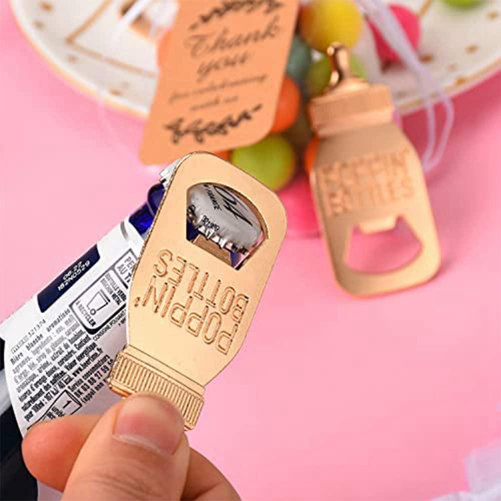 24 Stück Babyparty-Bevorzugungen für Gäste, Geschenke oder Andenken an die Rückkehr der mit Flaschenöffner für Geschenke (Flasche)
