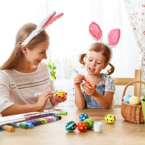 Coocani Premium 16 Colors Extra Large Paint Markers For Canvas, Wood, Glass, Mugs, Fabric, Ceramic,Rock Painting,Lettering,Card Making Diy Crafts (2.5Mm Medium Tip) #TOP7