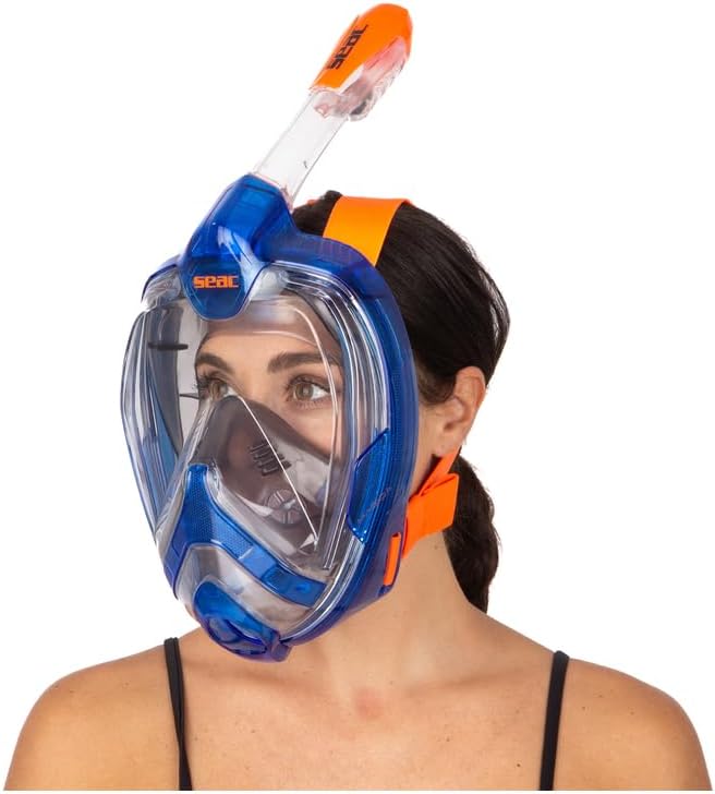 Miniatura 4 de SEAC Máscara de esnórquel de cara completa Magica cómoda para caras más pequeñas