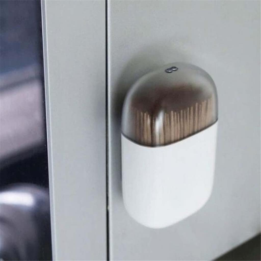 Toothpick dispenser Portable toothpick storage boxN/A Magnetic Refrigerator Toothpick Holder Container Household Table Toothpick Storage Box Toothpick Dispenser with Magnet (Color : Blue) (Color : Blu