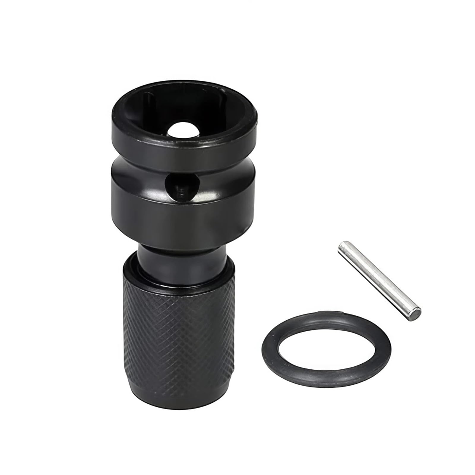 1/2 kwadratowy napęd na 1/4 sześciokątny żeński Adapter gniazda konwerter uchwytu wiertarskiego wiertarka Zestaw przedłużek(1Piece)