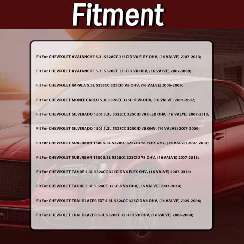 Image of 2005-14 Lifter Valley Cover Gasket Set Fit For Buick Chevy GMC Gen IV 5.3L | 2005-2014 Engine Lifter Valley Cover Gasket Set Fit For Buick Chevrolet Silverado 1500 GMC Gen IV 5.3L V8 MS96871 12580901