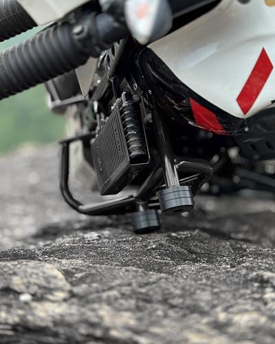 Image of Bizen Hero Xpulse 200 2V 4V Rally & Rally Pro Premium Crash Guard with Frame Sliders - Black