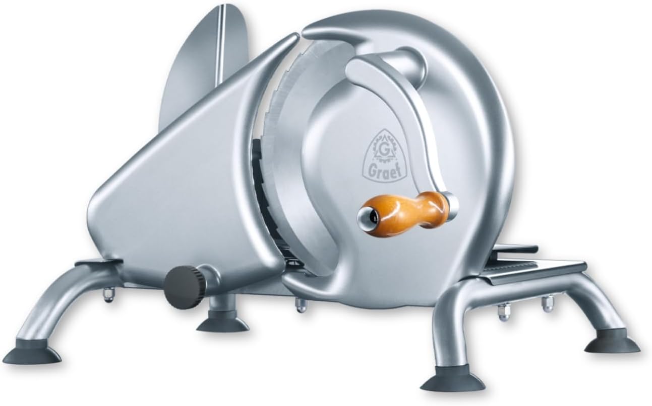 GRAEF Manual H9 All-Slicer H9EU Silver, Wood