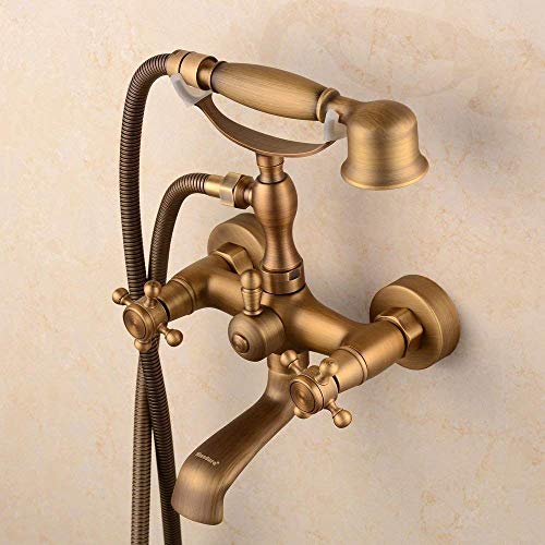 Robinet de bain-douche à levier unique avec filtre intégré et douchette rotative - 7