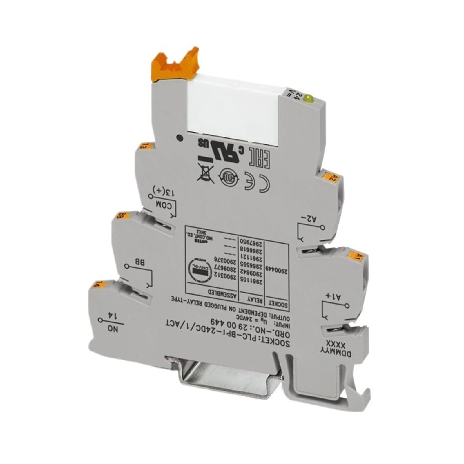 QVIVFYBOE Relay module PLC-RPT-24DC/1/ACT Relay Module 2900312