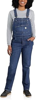 Carhartt Women's Rugged Flex Relaxed Fit Denim Bib Overall