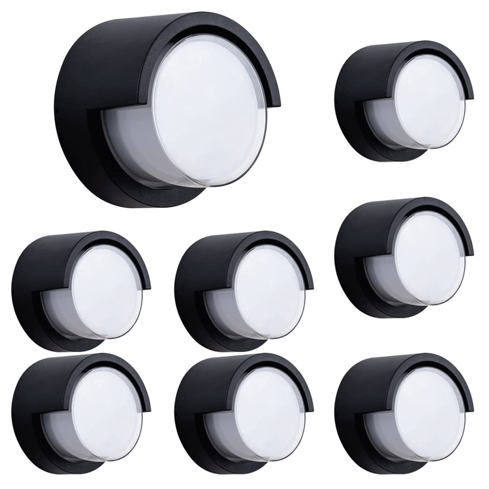 Applique murale extérieure étanche IP65 LED 7W aluminium noir pour jardin