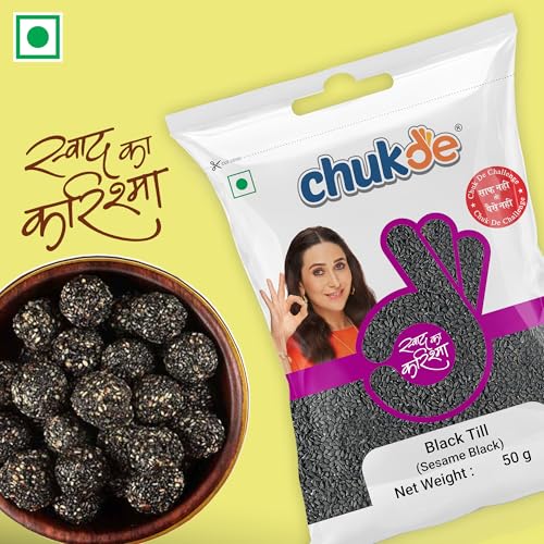 Image of Chukde Black Sesame Seeds (Kala Til) 100gms