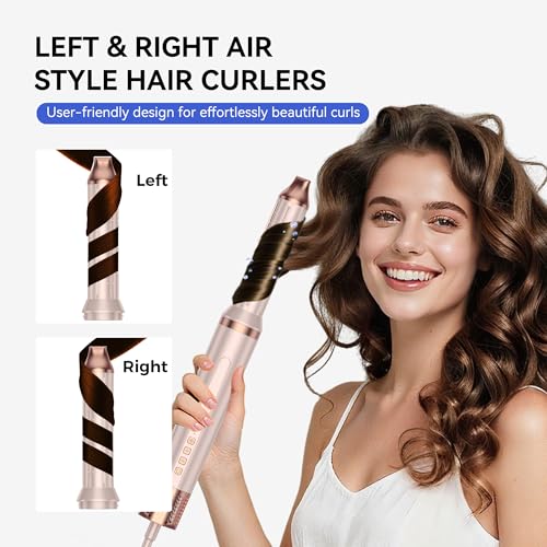 6-in-1 Hair Dryer Brush, 110,000 RPM High-Speed Hair Dryer Fast Drying,Upgraded Air Styler with Auto Wrap Curlers,Blow Dryer Brush for Straightening, Smoothing,Volumizing, No Heat Damage - Image 3