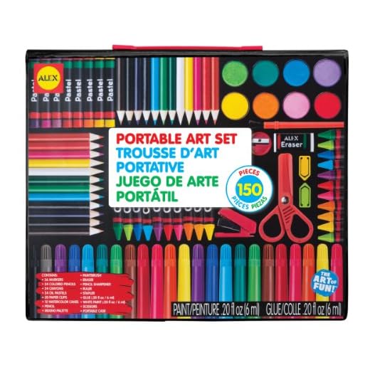 Alex Portable Art Set Kids Art Supplies