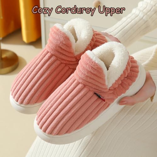 Fluffy Slipper Booties Women Men, Sunmoine Unisex Thick Plush Winter Warm Cozy Stylish Anti-Slip Cloud Snow Boots4