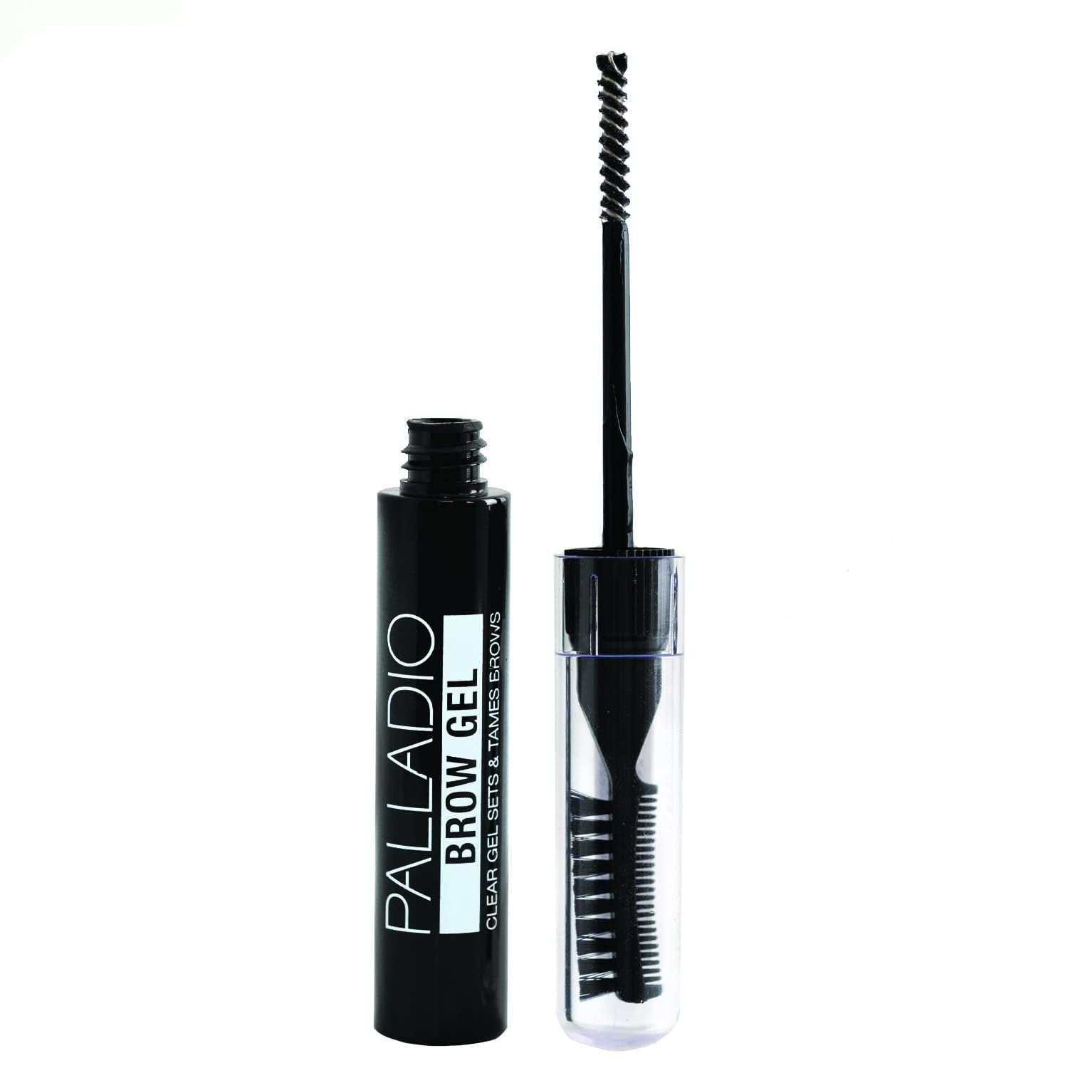 Palladio Brow Styler Clear Brow Gel, Innovative Formula, Holds and Grooms Brows, Brow Setter, Natural Look, Lightweight, Multi-Purpose Conditioning