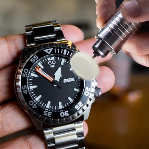 120 Stück Wollfilz Polierscheibe Set, 4 Form Polierscheibe, Wollfilz Montierter Dorn Polierset mit 1/8" Polieraufsatz, Wolle Filz Polieraufsatz für Uhren Schmuck Metall Glas Polieren – Bild 4