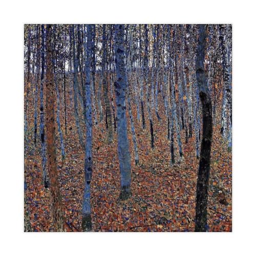 Impression sur toile Gustav Klimt Beech Grove L décoration murale 40 cm
