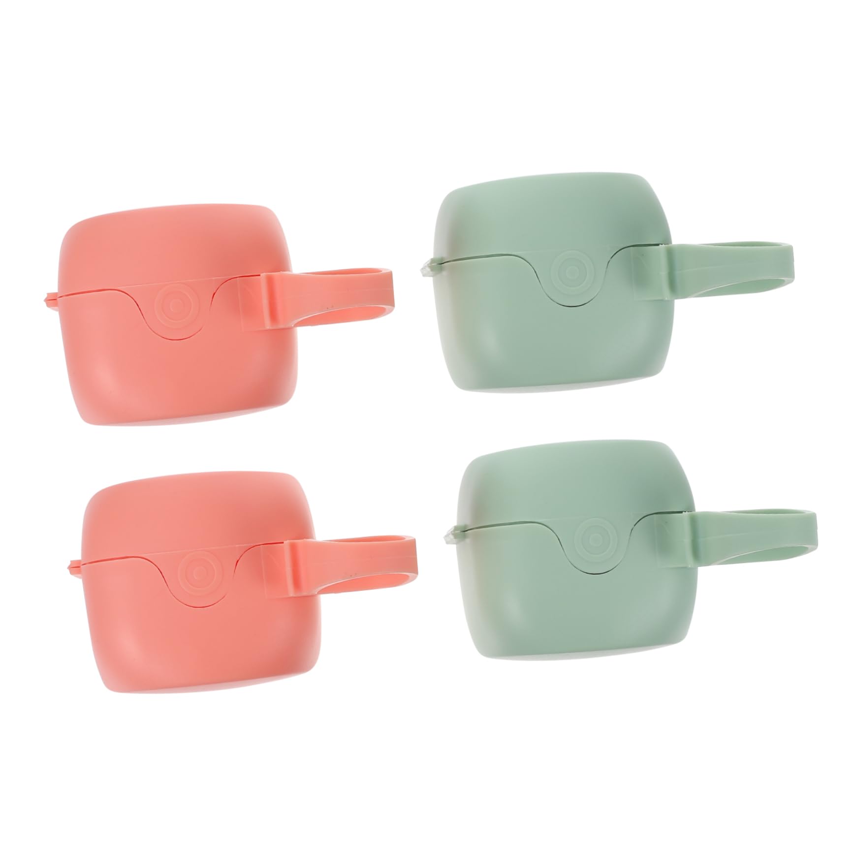 ULDIGI 4Pcs Portable Storage Box Dustproof Case Pacifier Holder for On The Go Ideal for Care and Organization
