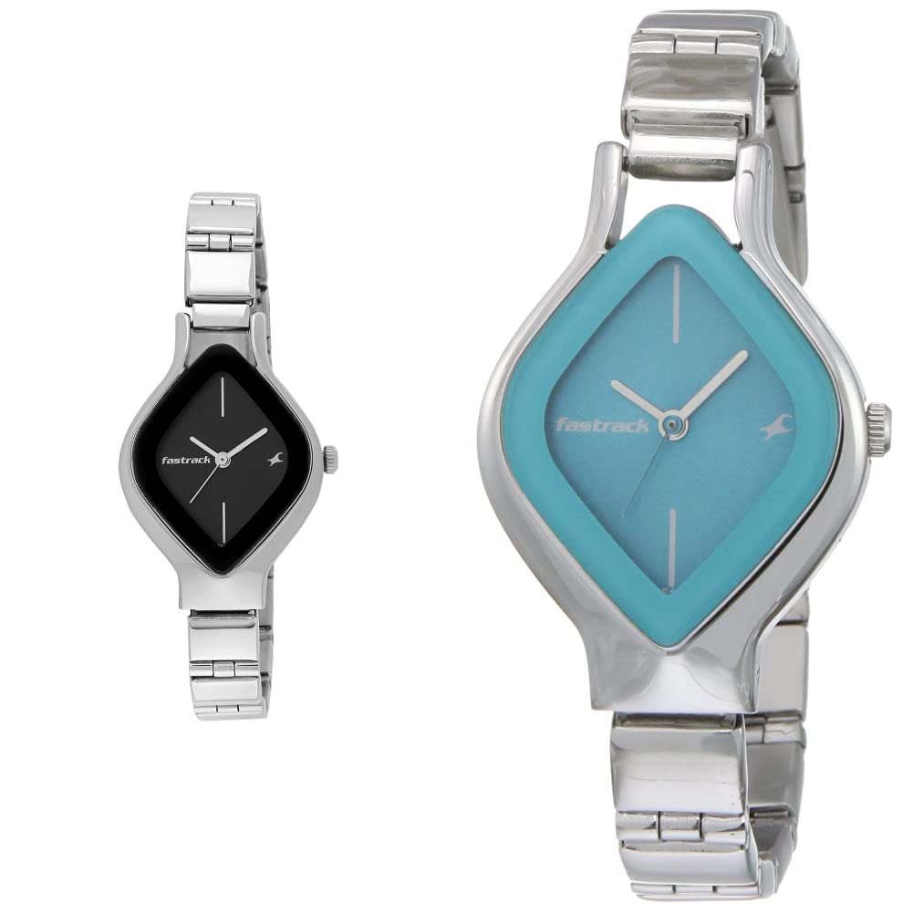 Fastrack Women Stainless Steel Analog Watches Combo (Nk6109Sm02,Nk6109Sm03), Band Color-Silver,Dial Color-Silver (B07X2GP8PQ) Amazon Price History, Amazon Price Tracker