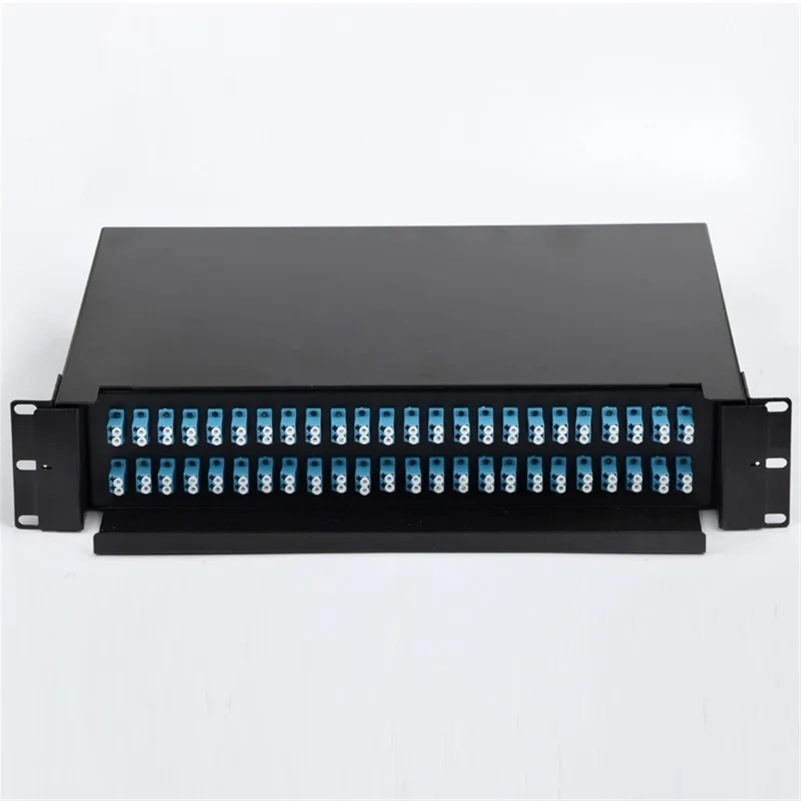 Panneau de Brassage de Fiber de boîte à bornes de Fiber Optique de 48 Ports SC FC LC Pigtail ODF 2U 48 multimode monomode(48 Core SC A SM)