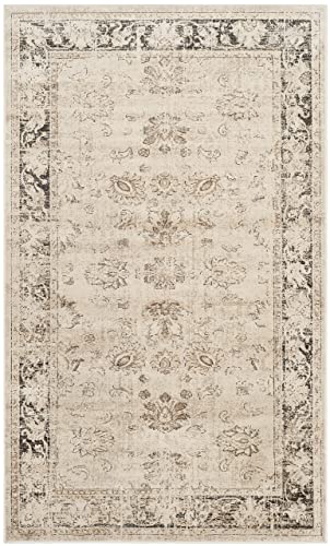 Safavieh Traditional Indoor Woven Rectangle Area Rug, Vintage Collection, VTG117, in Stone / Multi