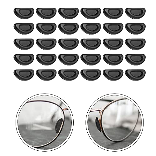 Healifty 15 pares de óculos que não deslizam as almofadas de nariz suportes de silicone óculos