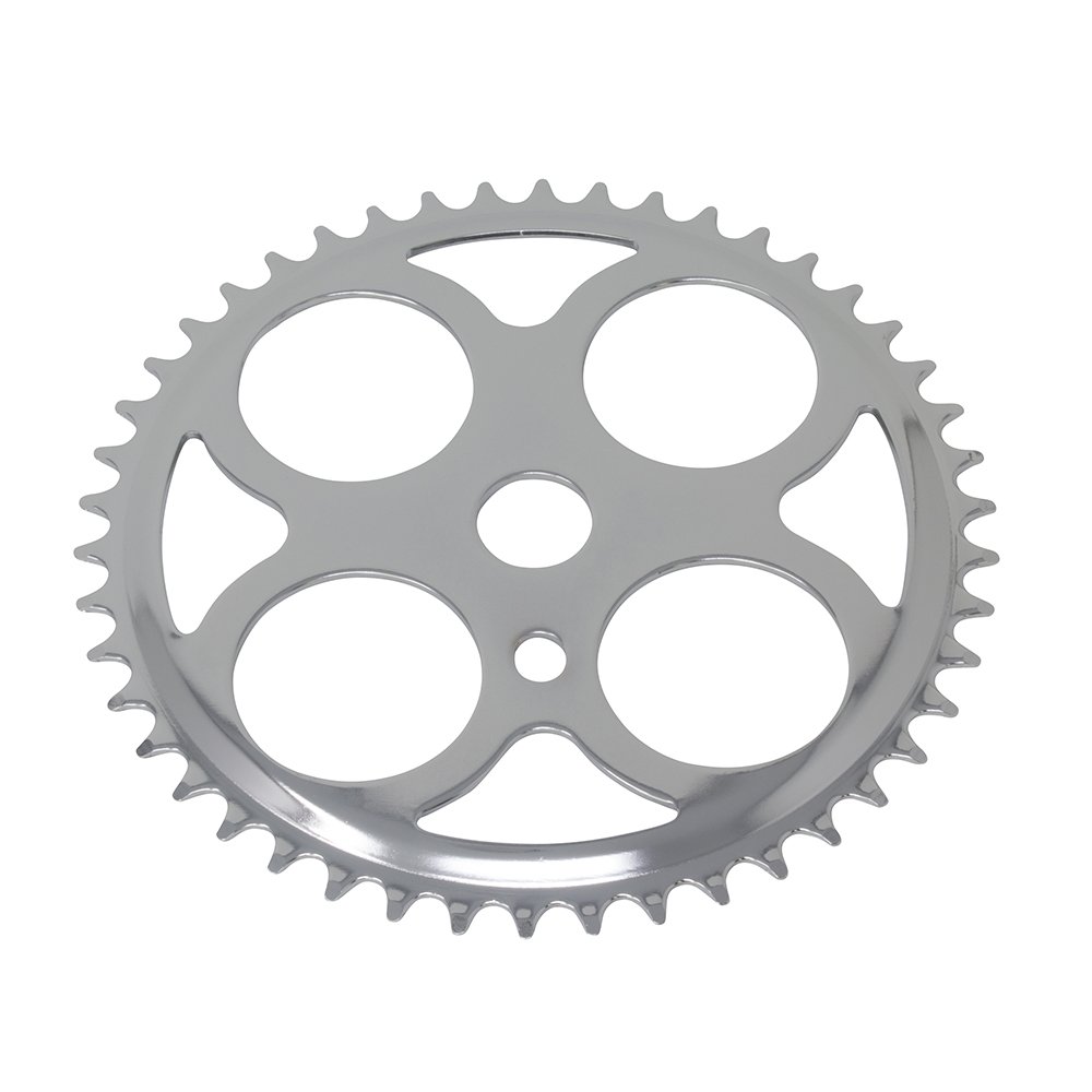 4 Circles Bike Sprocket/Chainring, 46T Chrome, Various Thickness