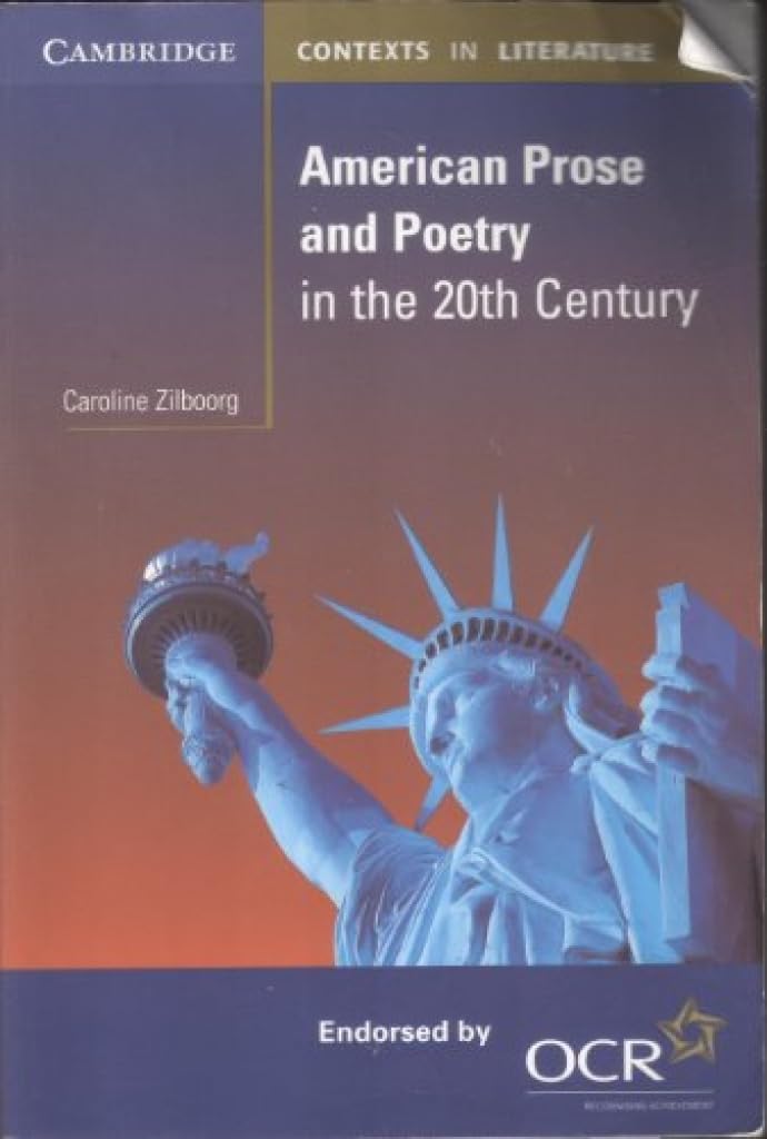 American Prose and Poetry in the 20th Century... - Zilboorg, Caroline