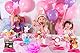 9Pcs SPA Tischdeko Mädchen SPA Honeycomb Dekoration für 3D Make up Theme Girl Birthday Party Tischaufsätze Supply