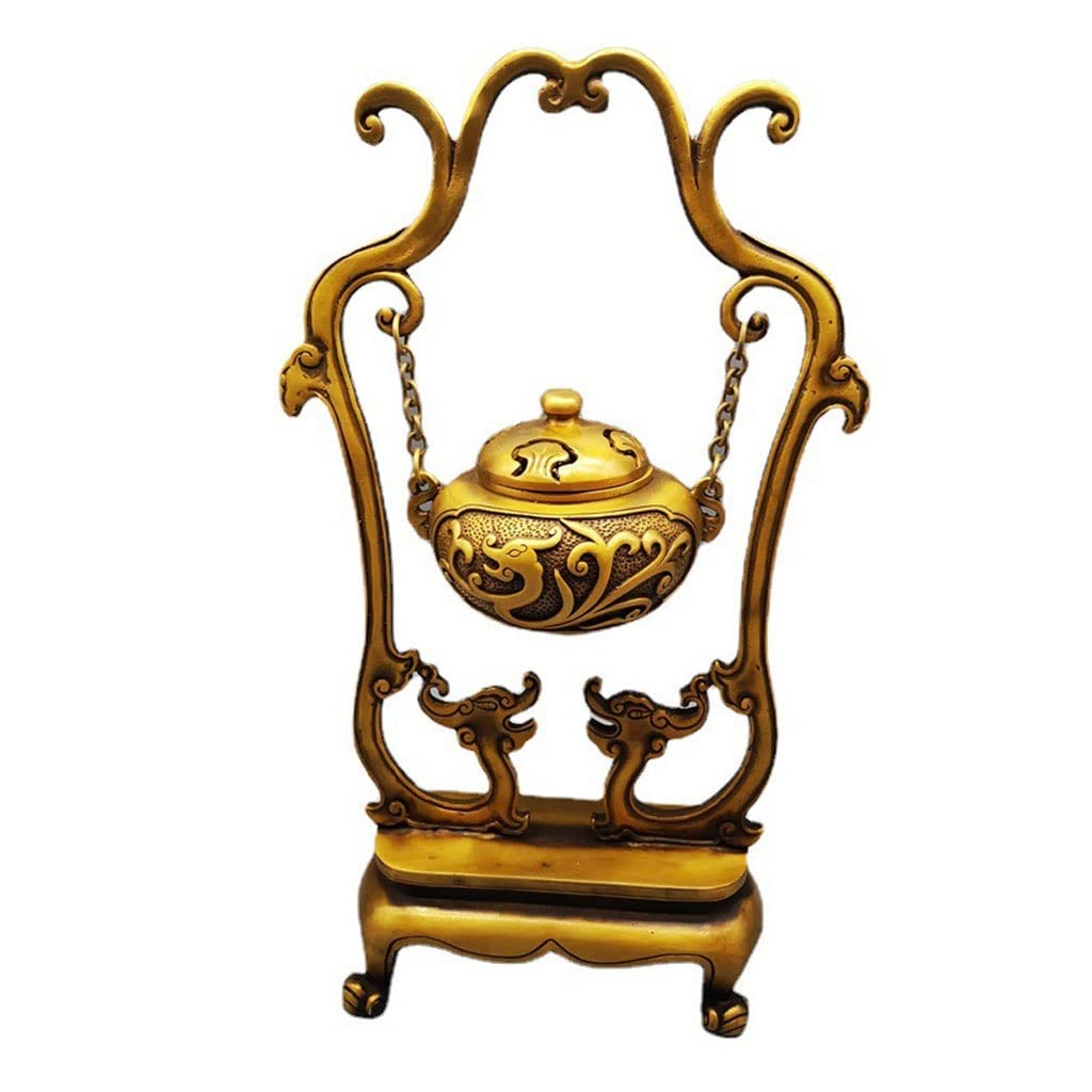 Basxdrfxz A Incense Holder Base Incense Burner Copper Creative Retro Zen Home Living Room Office Bedroom Interior Ccessories Ornaments