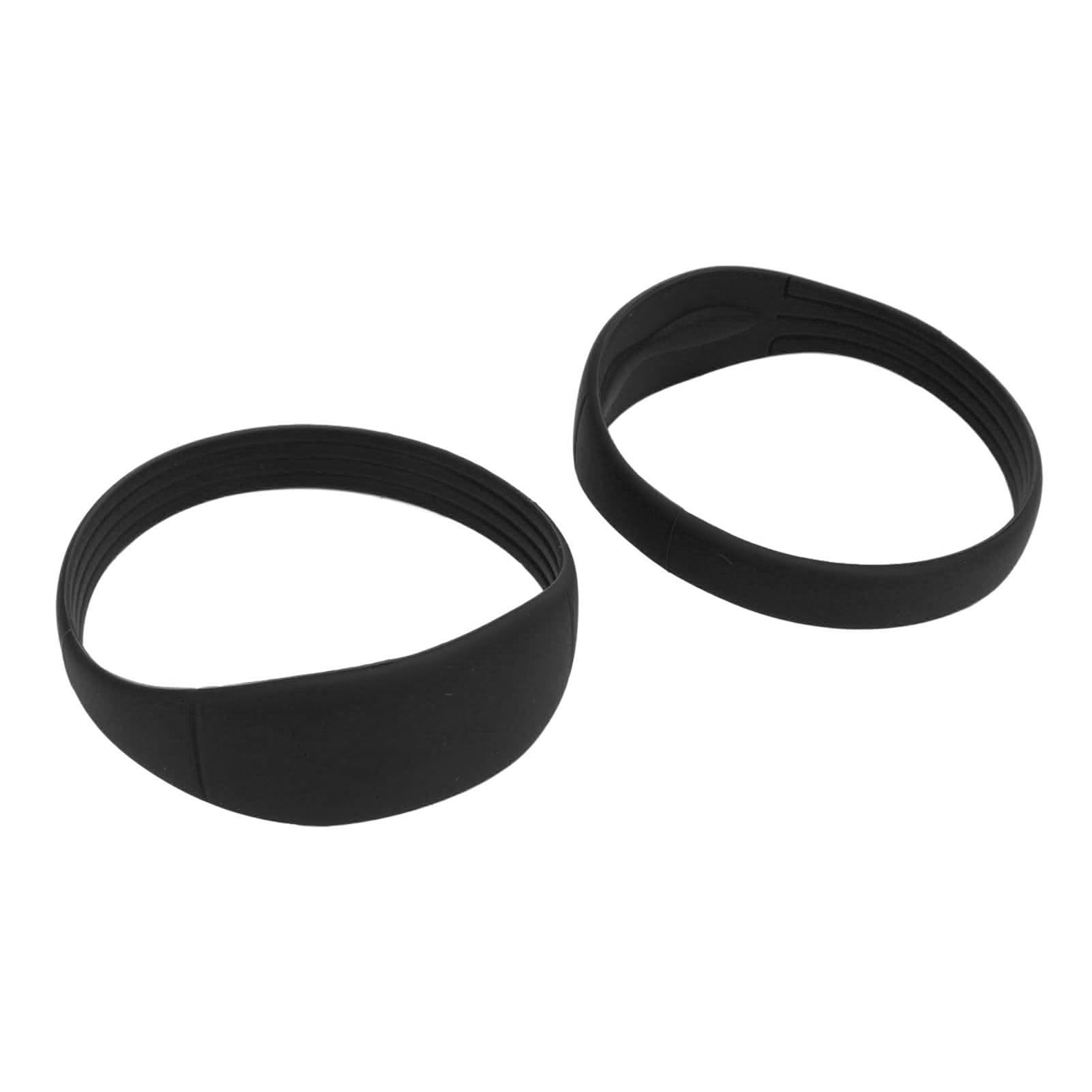 CCYLEZ Patella Tendon Knee Strap, Pain Relief Silicone 2PCS Anti Slip Patella Knee Band for Running for Men (Black)