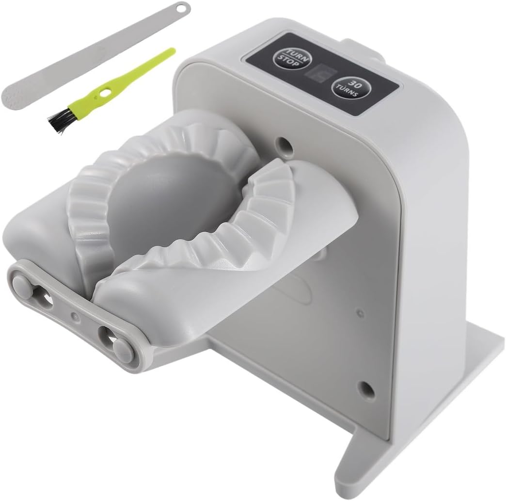 Rechargeable Household Dumpling Press Mould with Brush and Spoon, Electric Dumpling Maker, Automatic Dumpling Making Machine