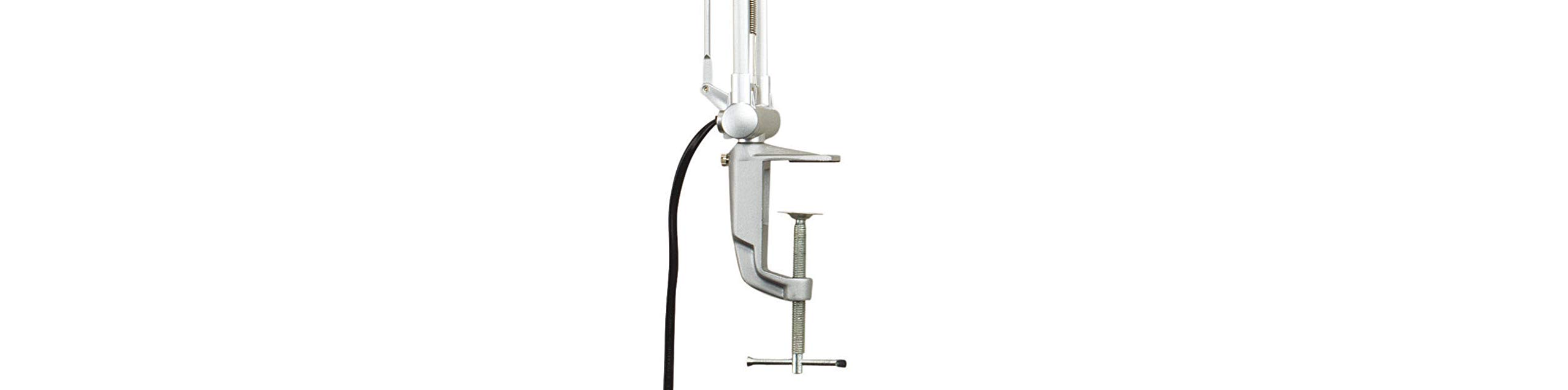 MAUL 8204095 11W LED A Argento lampada da tavolo | Luce neutra per lavorare concentrati, braccio orientabile preciso, fissaggio flessibile, sorgente sostituibile