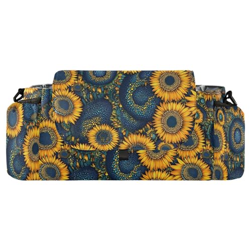 miaozhen Ukraine Sunflower Beauty Summer Flowers stroller organizer bags stroller diaper caddy lightweight accesorios para carriolas de organizador para carreola