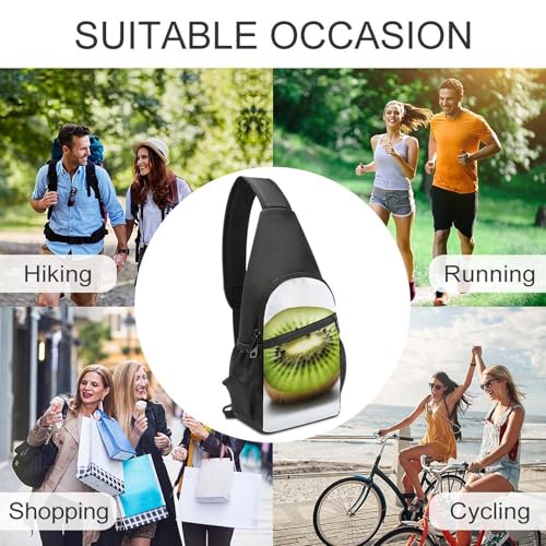 Mochila tipo Sling Bag urbana blanca para adulto miniatura 6
