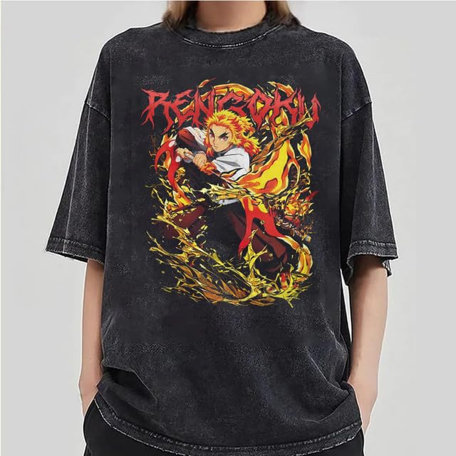 Vintage Inouke Anime Characters T-Shirt Japanese Anime Fan Shirt3