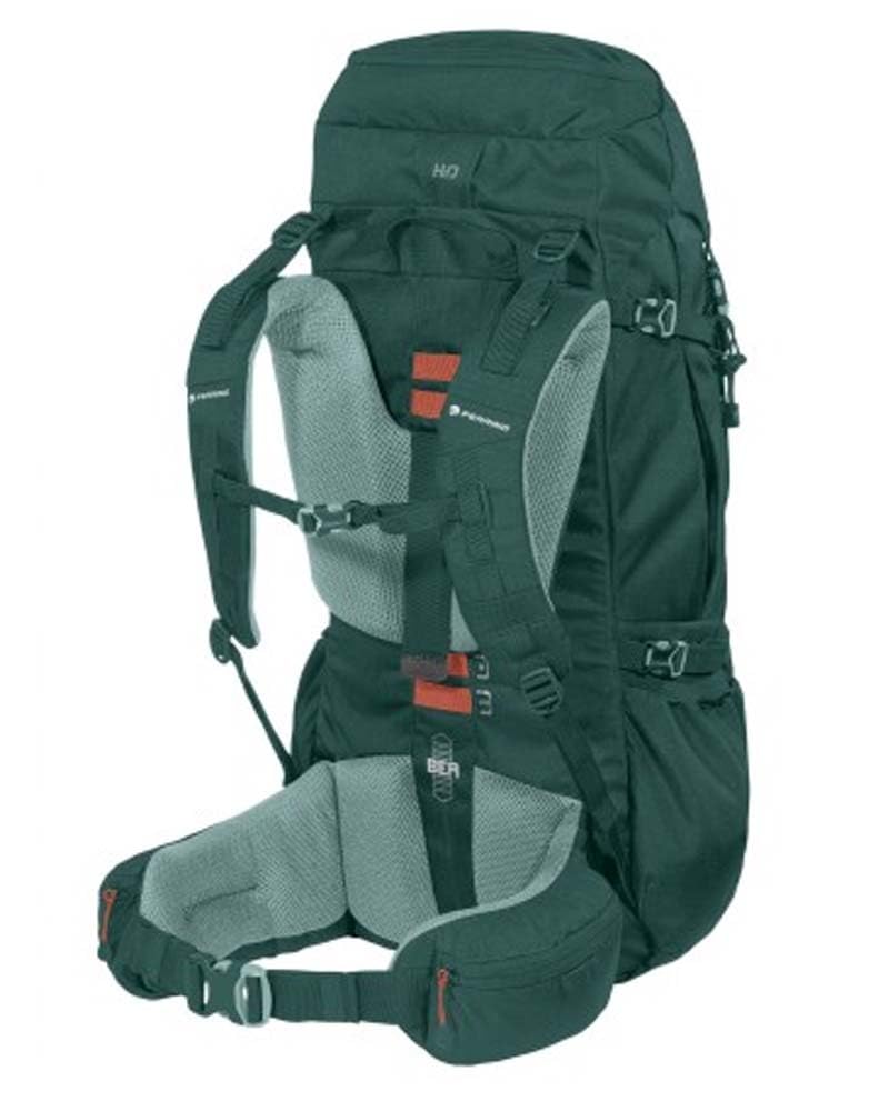 Ferrino Appalachian 55, Zaino trekking 50L/55L, ideale per escursionismo, montagna, scout e viaggio (Nero)