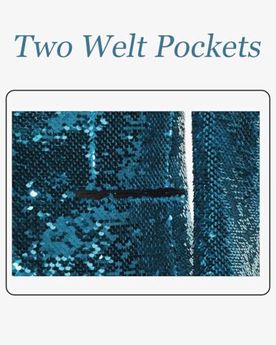 Sequin Blazer for Men Shiny Suit Jackets for Prom Party Banquet Shawl Collar Men’s Tuxedo Coats4