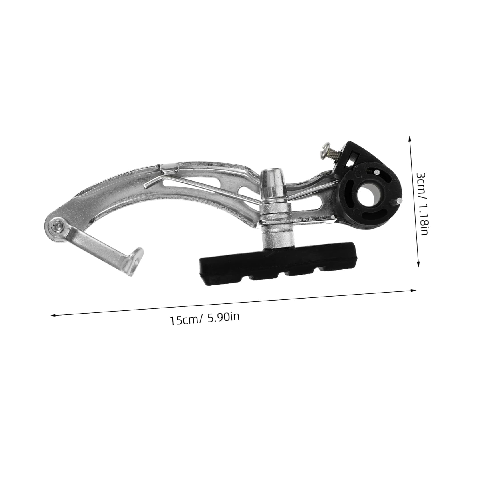 Abaodam 1Pair Durable Bike Brake Calipers with Wear Resistant Brake Pads for Mountain and Road Bicycles Noise Operation Performance Finish