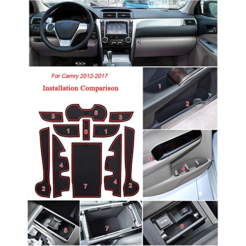 Almohadilla antideslizante para Toyota Camry 2012-2017 11 piezas miniatura 6