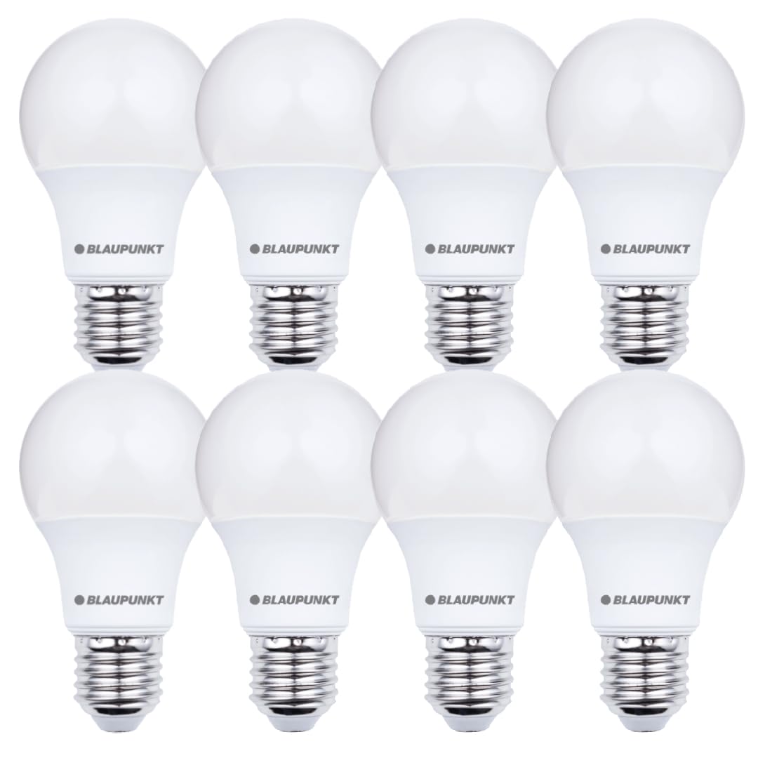 Blaupunkt E27 LED Globe Bulb A60 GLS 9W 900 lm 4000K Natural White, 8-Pack