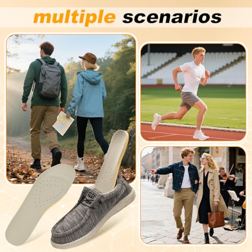 Plantillas para calzado femenino Hey Dude Wally, espuma viscoelástica ligera miniatura 7