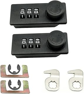 2 Pcs Mini 3 Digit Combination Cabinet Lock - Mechanical Dial Combination Cam Lock, Drawer Metal Box File Cabinet Lock, Used for Toolbox, Password Safety Lock for Iron Cabinet