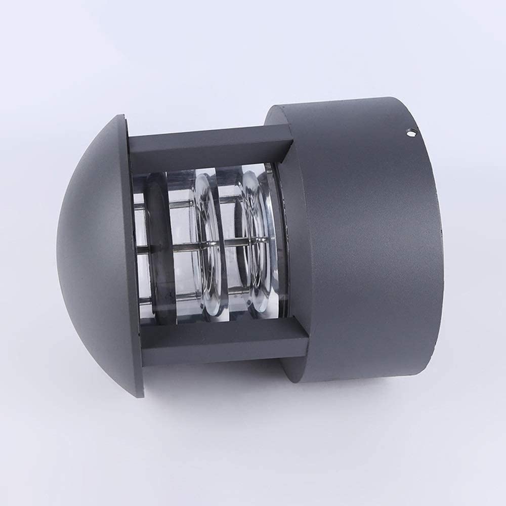 5W LED Post Cap Lights Srebrna kolumna Oświetlenie Nowoczesna prosta lampa uliczna do ogrodu Park Home Villa Dekoracyjna