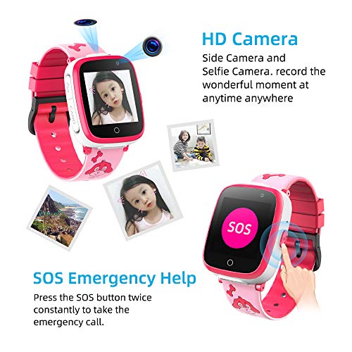 Kids Smartwatch met 2 camera's SOS Two Way Call HD Muziekspeler 7 Puzzzle Games 1.54 Touchscreen Smart Horloge voor… - Image 4