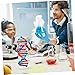 DNA Kit Self Double Helix Model kit Assembling DNA Display Stand Double Helix Model Human Genes Learning Toy Biological Teaching DNA Helix Model Aid Science DNA Models Molecular Model Kit