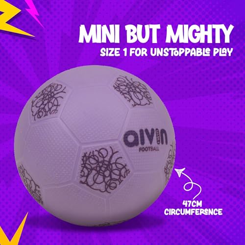 Image of Aivin Home-Play Football for Kids Indoor Training Ball No-Stitch - Purple