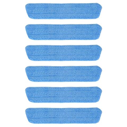 Simplee Cleen Household Swivel Mop Microfiber Damp Scrub Wet Pad (Pack of 6) Cover