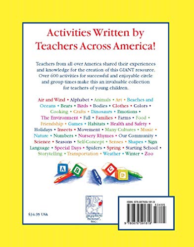 The GIANT Encyclopedia of Circle Time and Group Activities for Children 3 to 6: Over 600 Favorite Circle Time Activities Created by Teachers for Teachers (The GIANT Series) - Image 2